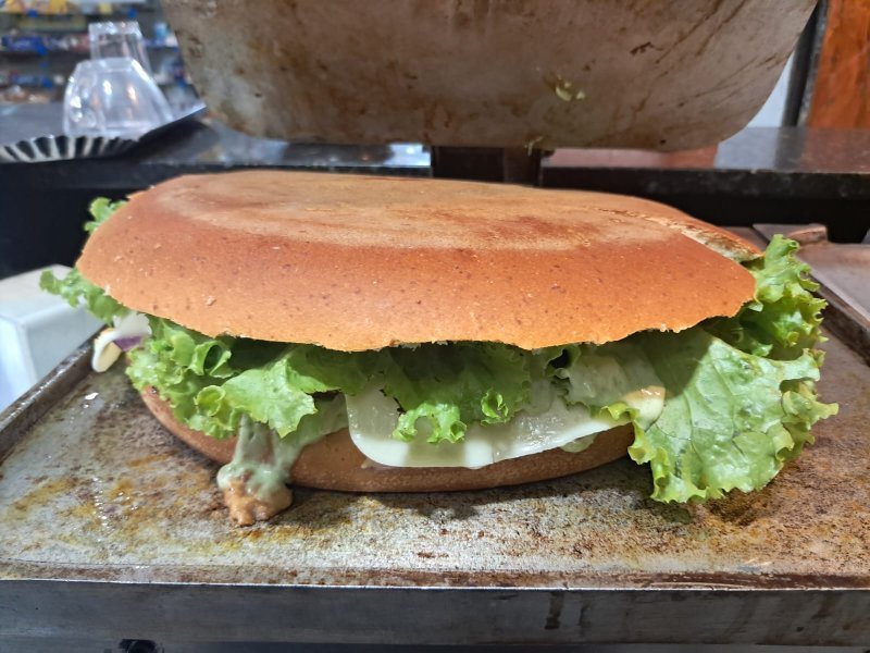 CALOTA FRANGO COM BACON